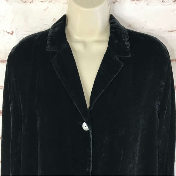 JOHN PAUL RICHARD M Uniform Vintage Black Velvet Blazer  Jacket Size Medium - Picture 14 of 16